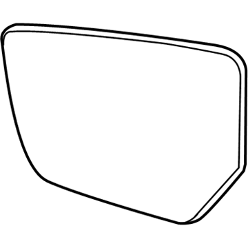 GM 22761464 Mirror-Outside Rear View (Reflector Glass & Backing Plate)