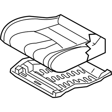 Nissan 87350-1EA2A Cushion Assembly - Front Seat