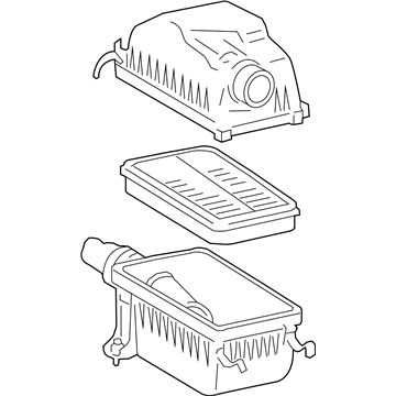 Toyota 17700-0S010 Cleaner Assy, Air