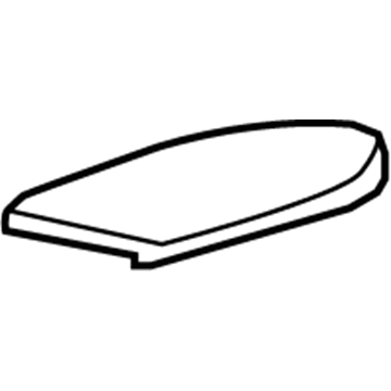 Honda 83553-TA0-A01ZC Armrest, Left Front Door Lining (Pearl Ivory)