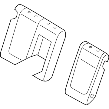 Hyundai 89470-0A700-FZO Cover-Seat Back Side, RH