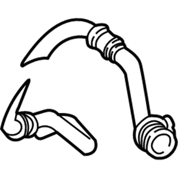 BMW 11-42-7-504-295 Pressure Hose Assy Outlet