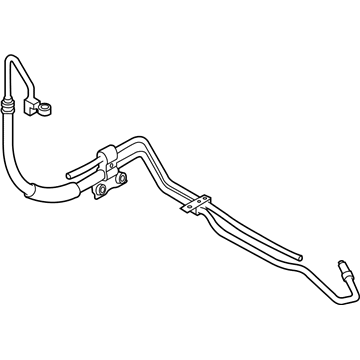 Infiniti 49721-AM800 Power Steering Hose & Tube Assembly