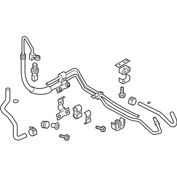 Infiniti 49710-AM701 Power Steering Hose & Tube Set