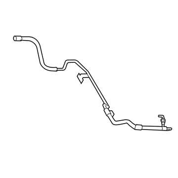 BMW 32-41-6-777-411 Active Steering Return Pipe