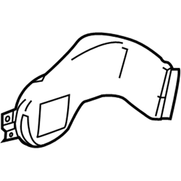 Acura 1J662-R9S-000 Duct Complete, Fan Inlet