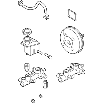 Hyundai 58500-1G100--DS Booster Assembly-Master Cylinder A