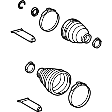 Lexus 04429-21030 Boot Kit, Rear Drive Shaft