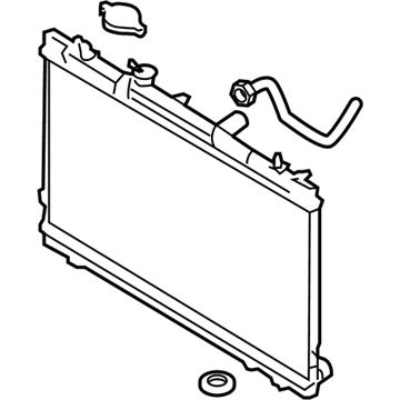 Kia 253102F061 Radiator Assembly