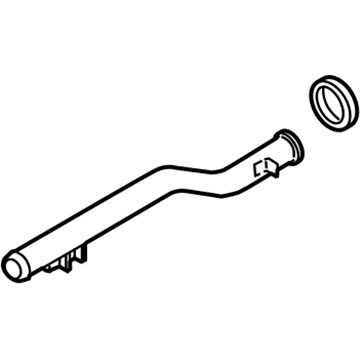 Hyundai 25460-23000 Pipe & O-Ring Assembly-Water Inlet