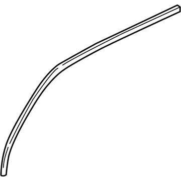 GM 19153440 Weatherstrip, Front Side Door Roof Drip