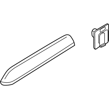 Hyundai 87732-B1000 Moulding-Fender Waistline, RH
