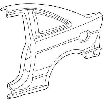 Honda 04636-S5P-418ZZ Panel Set, R (DOT)