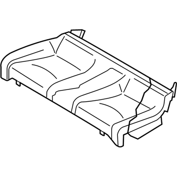 Infiniti 88300-JU51A Cushion Assy-Rear Seat