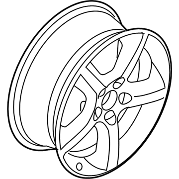 GM 13288966 Wheel, Alloy