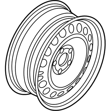 GM 13116624 Wheel, Steel