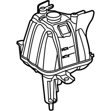 Mopar 52014880AA Reservoir-COOLANT Recovery