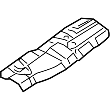 Nissan 74751-EA000 INSULATOR-Heat, Front Floor