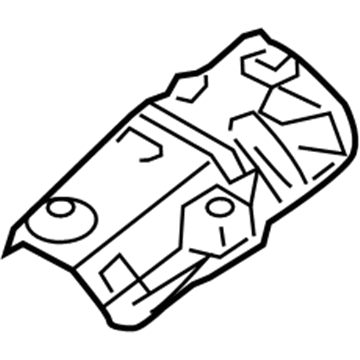 Nissan 74752-EA000 INSULATOR-Heat, Front Floor R
