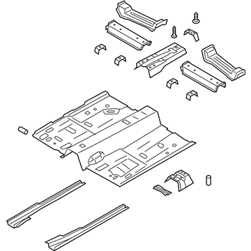 Ford LX6Z-7811135-C PAN ASY - FLOOR