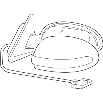 Lexus 87910-24170-D1 Mirror Assembly, Outer Rear