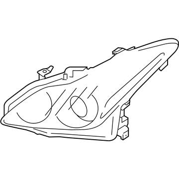 Infiniti 26075-JL03B Headlamp Housing Assembly, Left