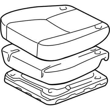 Toyota 71410-AE020-E1 Seat Cushion