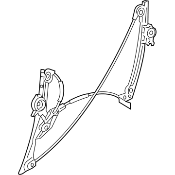 BMW 51-33-5-A2A-962 WINDOW LIFTER WITHOUT MOTOR