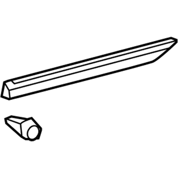 Toyota 75076-AC010-E1 Lower Molding