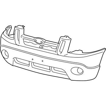 Ford 4L5Z-17D957-GAA Bumper Cover