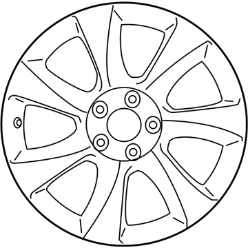 Infiniti D0300-1BA2A Spoke Wheel