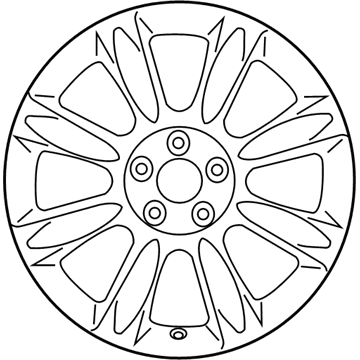 Infiniti D0C00-1BU4A Aluminum Wheel