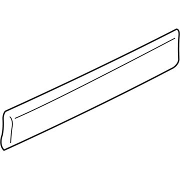 GM 10303854 Molding Asm-Front Side Door Lower *Sandrift W