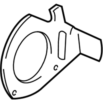 GM 10434256 Shield Asm-Front Brake