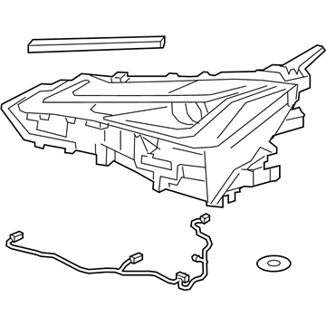 Lexus 81145-76271 Unit, Headlamp W/Gas