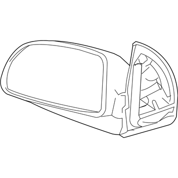 GM 15873077 Mirror Assembly