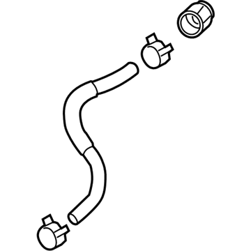 Hyundai 25415-4R000 Hose Assembly-Radaator, Lower