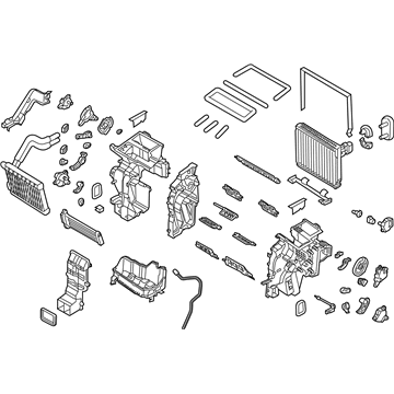 Kia 97205A8010 Heater & EVAPORATOR