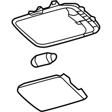 Nissan 26410-6MA0A Room Lamp Assy