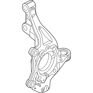 Hyundai 51710-L1500 Knuckle-Front Axle, LH