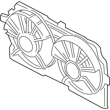 GM 89019107 Shroud Asm, Engine Coolant Fan