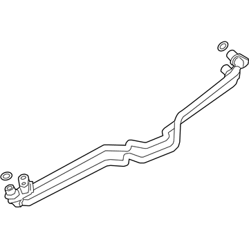 BMW 17-22-8-509-993 Transmission Oil Cooler Line