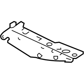 Honda 65715-SZT-A00ZZ Gusset, R. Middle Crossmember