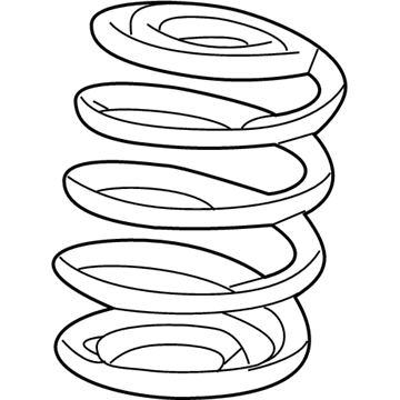 GM 13312083 Rear Coil Spring