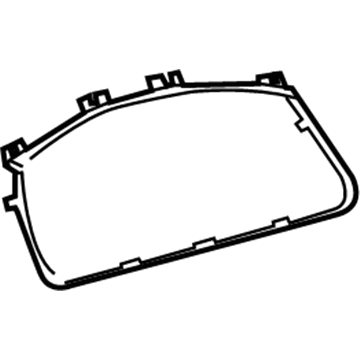 Lexus 83852-50350 Glass, Combination Meter