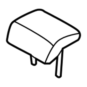 Hyundai 89700-A5150-SGC Headrest Assembly-Rear Seat Center