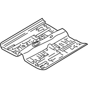 Nissan 74312-ZB030 Floor Front