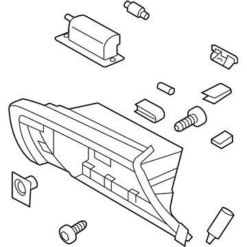 Kia 845404C00087 Panel Assembly-Lower Crash Pad