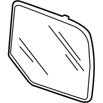 Honda 76253-SZA-A01 Mirror Sub-Assembly, Driver Side (Flat)
