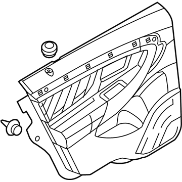 Ford DG1Z-5427406-AD Door Trim Panel